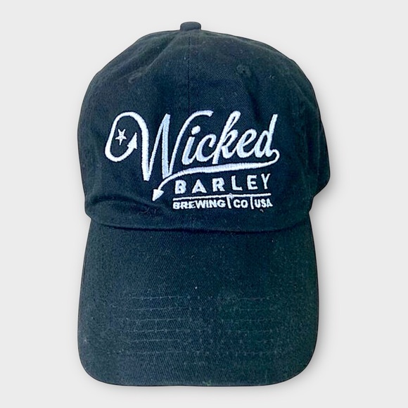 Wicked Barley Brewing Company Hat Cap‎ Adult Black Adjustable USA Mens Unisex - Picture 1 of 11